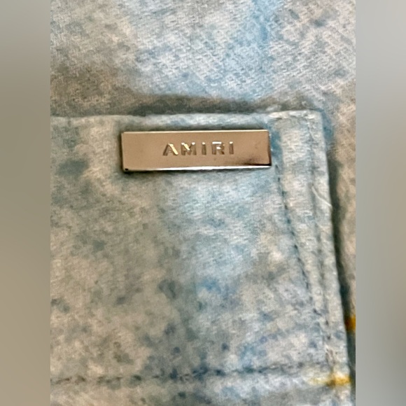 AMIRI Kids Blue Sunscape Shirt And Pants Sz 8y (read Description) - Picture 3 of 8
